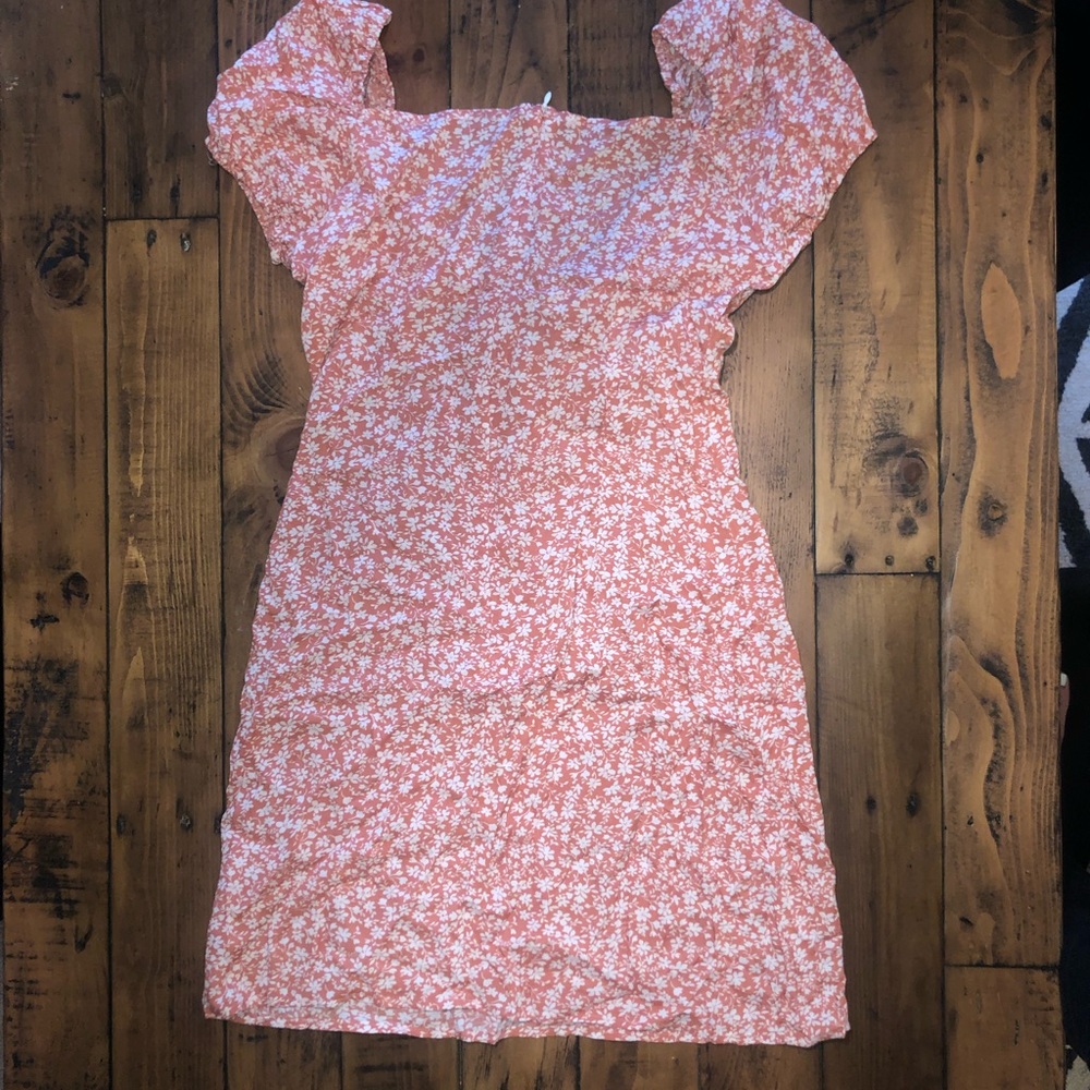 Shein pink floral dress size small NWOT - Picture 8 of 11